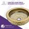 Anzzi Levi Vessel Sink in Speckled Gold LS-AZ8199 - alternate 4